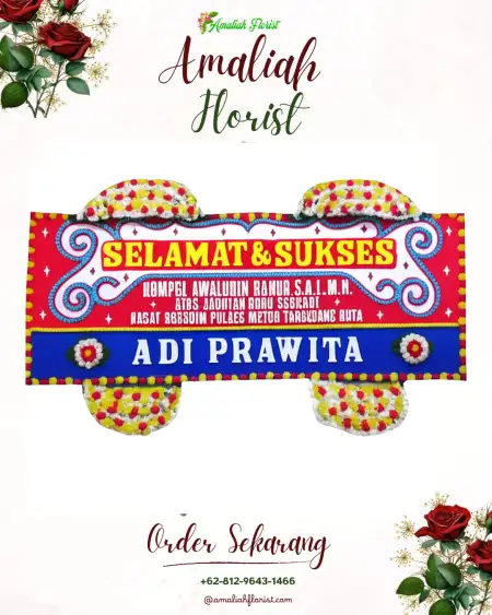 Papan Bunga Ucapan Selamat Sukacai