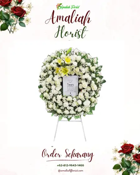 Krans Bunga Duka Sukacai